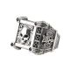 Vintage Skull Geometric Adjustable Ring for Men and Women